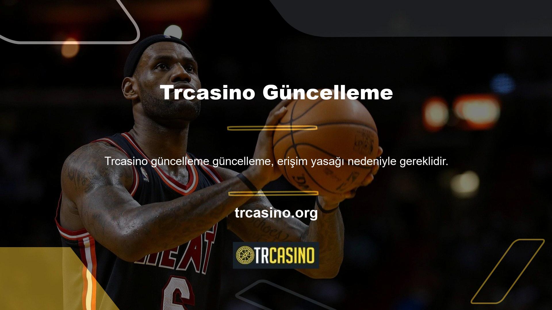 Trcasino güncellenmiş adresi, web sitemize çevrimiçi erişme sürecini basitleştirir